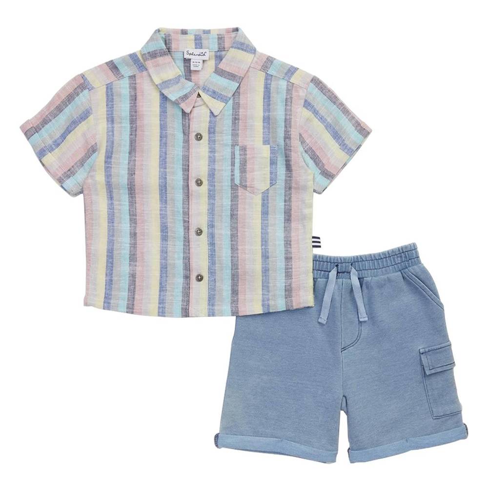 NEW SPLENDID boy's 2 piece set in multi